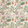 green botanical embroideried fabric from Osborne & Little