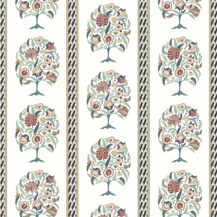 Taniska Fabric - Eucalyptus /  Charcoal – Eucalyptus / Charcoal swatch