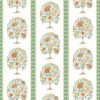 green botanical linen fabric from Osborne & Little