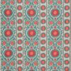 red striped embroideried fabric from Osborne & Little