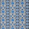 blue striped embroideried fabric from Osborne & Little