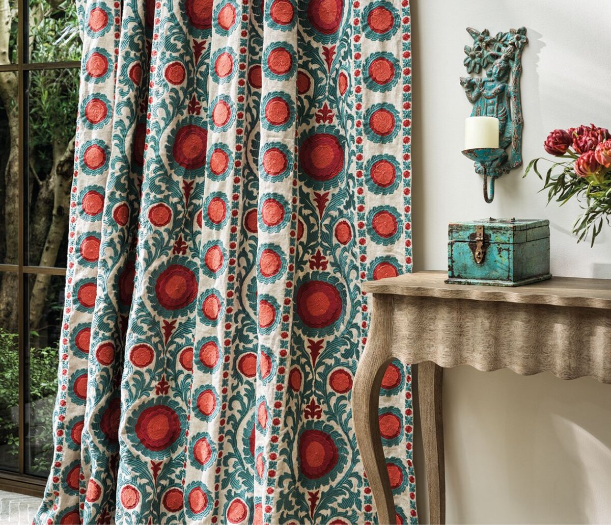 Samrina Fabric - Coral by Samrina Fabric - Coral from