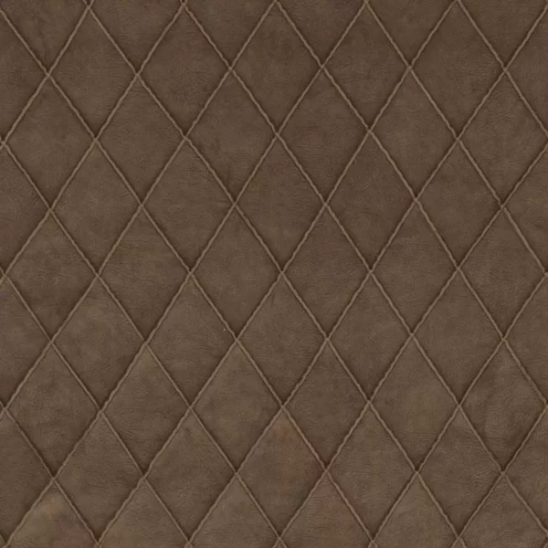 Caresse Diamond Fabric - Burnt Umber by brown geometric misc fabric from Osborne & Little