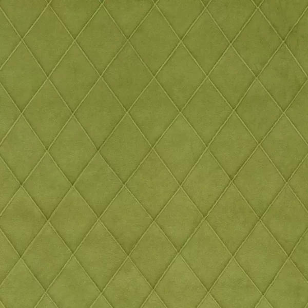 Caresse Diamond Fabric - Chartreuse by green geometric misc fabric from Osborne & Little