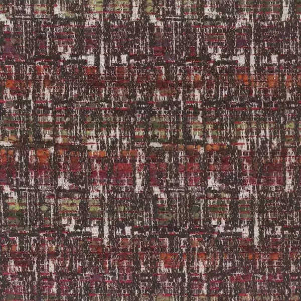Oakley Fabric - Rust / Sage / Chocolate by brown contemporary woven fabric from Osborne & Little