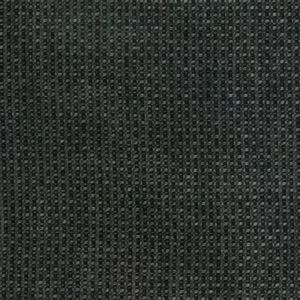 Menton Fabric - Black / Linen by black-grey plain velvet-chenille fabric from Osborne & Little