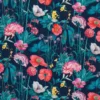 blue botanical printed fabric from Osborne & Little
