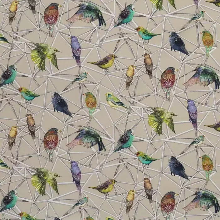Aviary Fabric - Multi swatch