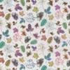multicolour botanical linen fabric from Osborne & Little