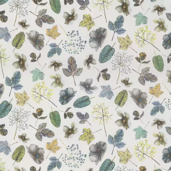 Woodland Fabric - Forest /  Mint – Forest / Mint swatch