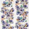 purple botanical cotton fabric from Osborne & Little