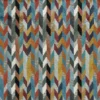 multicolour geometric velvet-chenille fabric from Osborne & Little