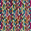 multicolour geometric velvet-chenille fabric from Osborne & Little