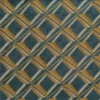 blue geometric velvet-chenille fabric from Osborne & Little