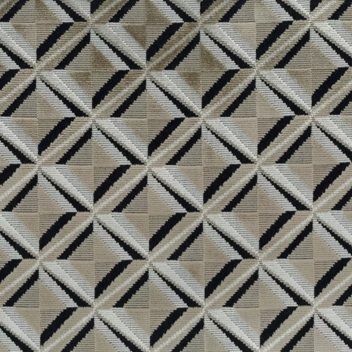 Amelia Fabric - Ivory / Black swatch