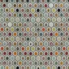 multicolour spotted velvet-chenille fabric from Osborne & Little