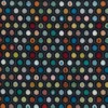 multicolour spotted velvet-chenille fabric from Osborne & Little