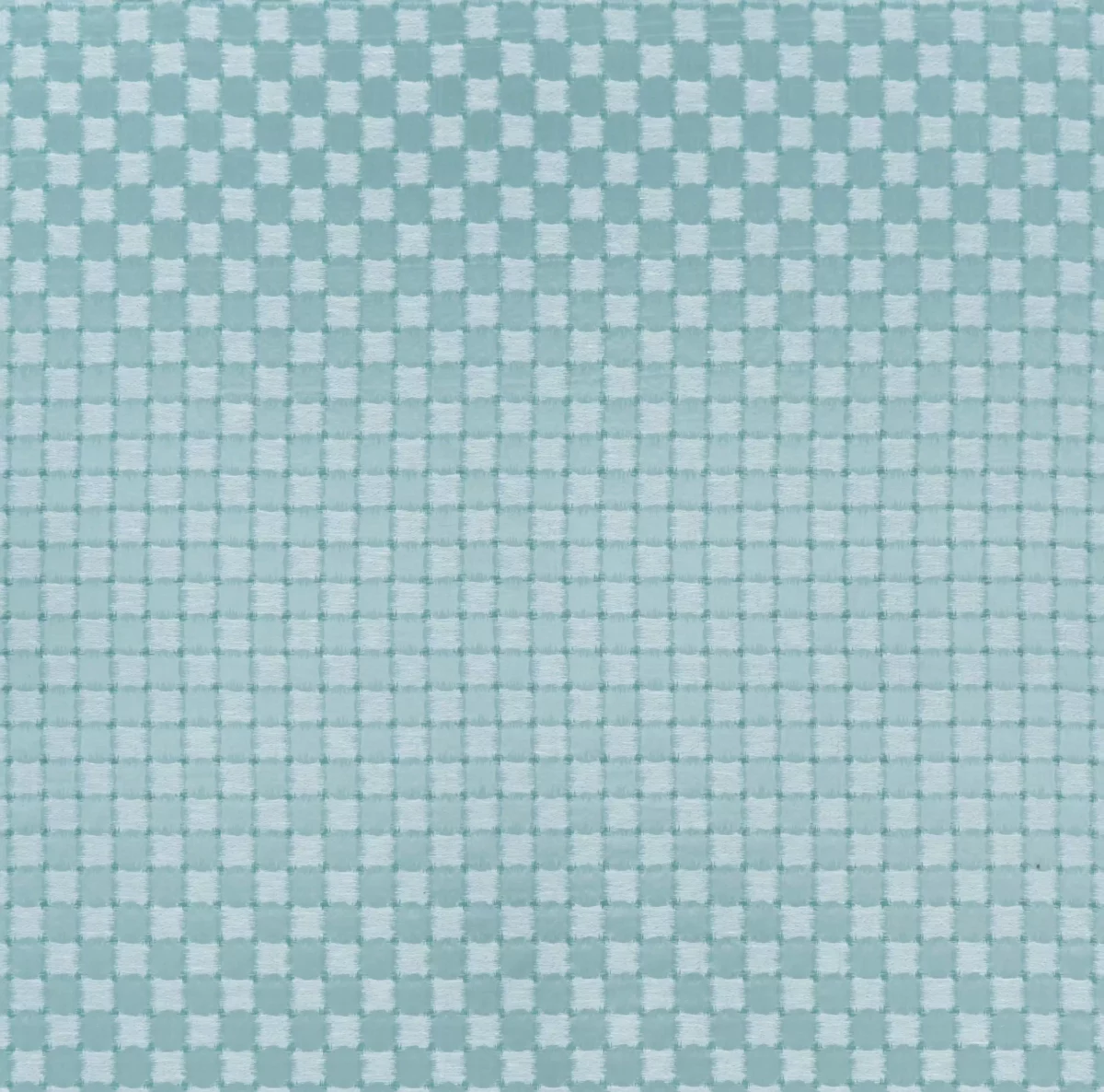 Madrigal Fabric - Eau De Nil by blue checked jacquard fabric from Osborne & Little