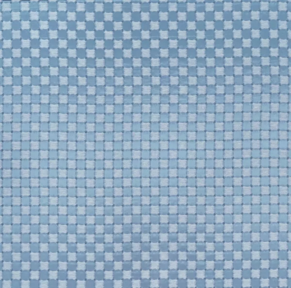 Madrigal Fabric - Cameo Blue by blue checked jacquard fabric from Osborne & Little