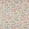 pink botanical embroideried fabric from Colefax & Fowler
