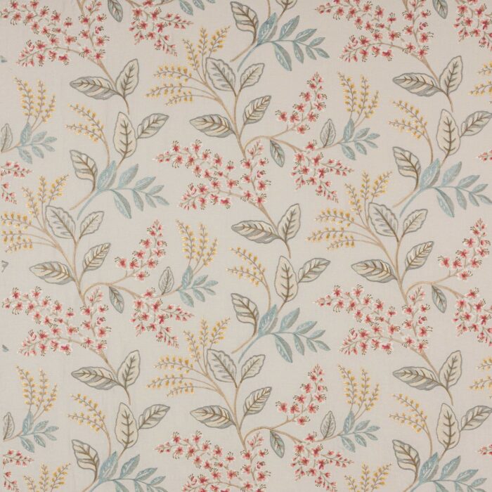 Fairlight Fabric - Pink / Old Blue swatch