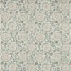 blue botanical embroideried fabric from Colefax & Fowler