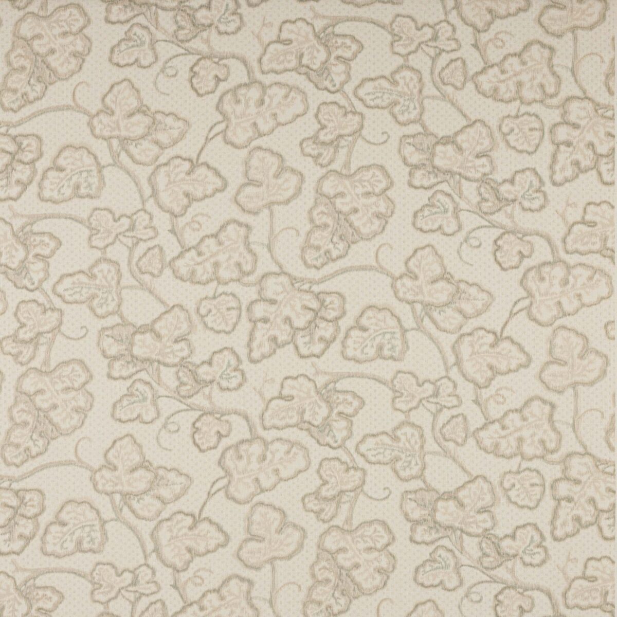 Leaf Damask Fabric - Beige by neutral botanical linen fabric from Colefax & Fowler