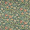 blue botanical linen fabric from Colefax & Fowler