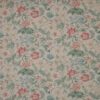 pink botanical linen fabric from Colefax & Fowler