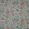 blue botanical cotton fabric from Colefax & Fowler