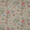 pink botanical cotton fabric from Colefax & Fowler