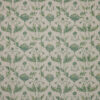green botanical linen fabric from Colefax & Fowler