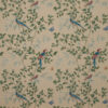 yellow animal cotton fabric from Colefax & Fowler