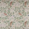 white animal cotton fabric from Colefax & Fowler