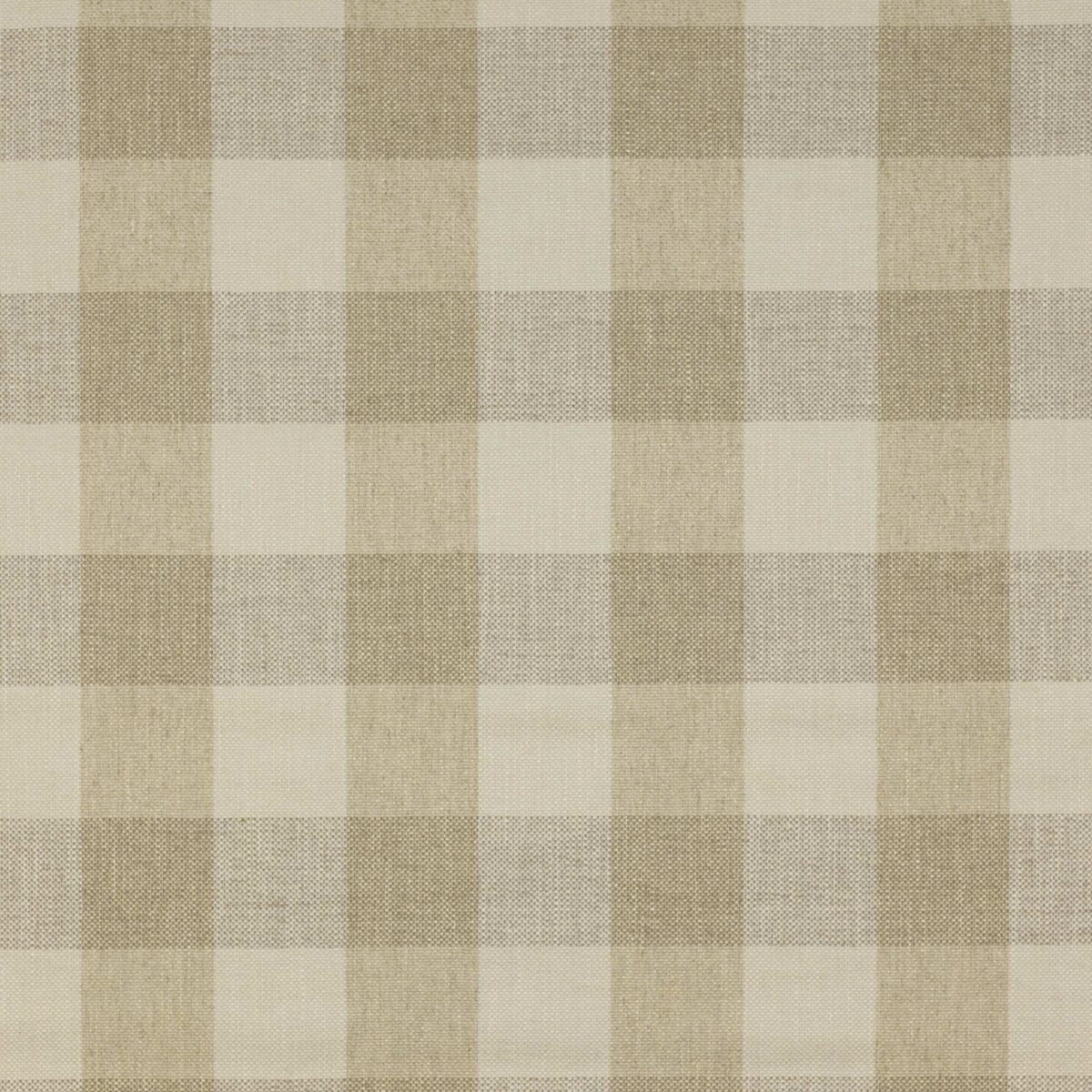 Marldon Check Fabric - Beige by neutral checked woven fabric from Colefax & Fowler