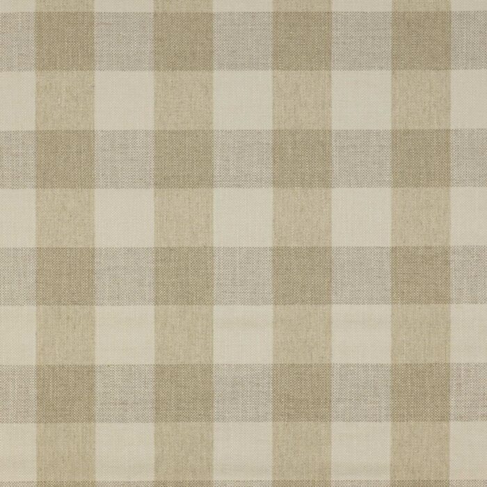 Marldon Check Fabric - Beige swatch