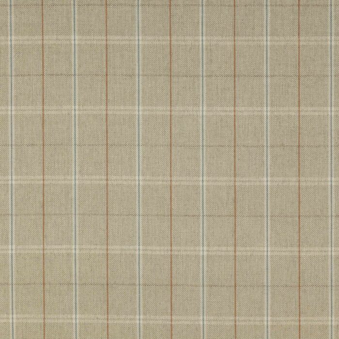 Hemsby Check Fabric - Sand swatch