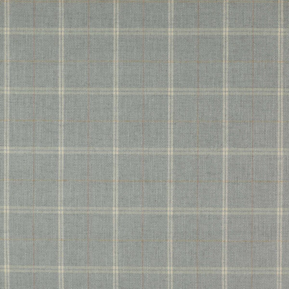 Hemsby Check Fabric - Old Blue by blue checked woven fabric from Colefax & Fowler