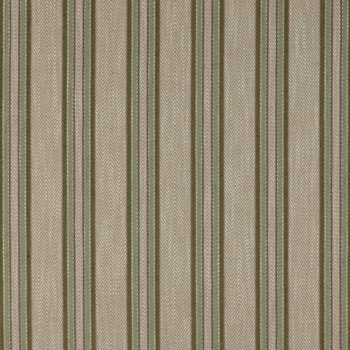 green striped velvet-chenille fabric from Colefax & Fowler