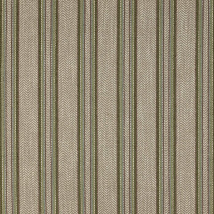 Burnham Stripe Fabric - Leaf Grn swatch