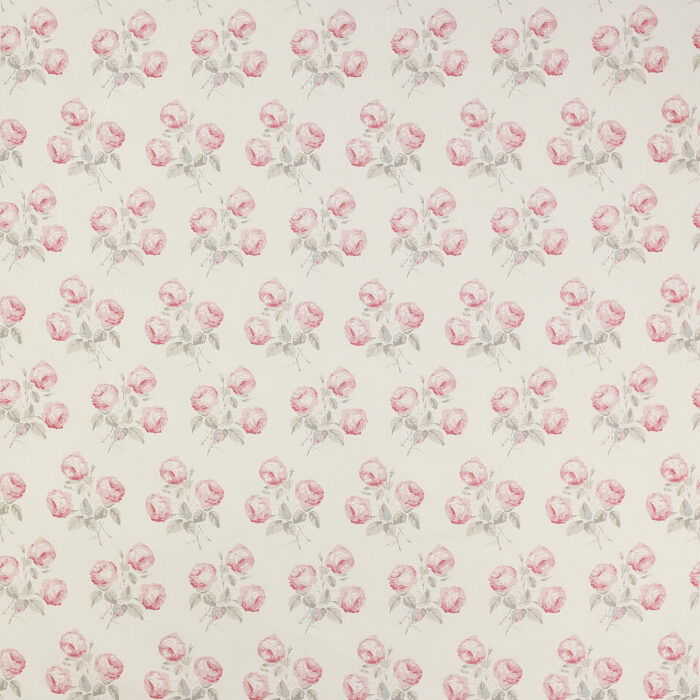 Bowood Fabric - Pink / Grey swatch