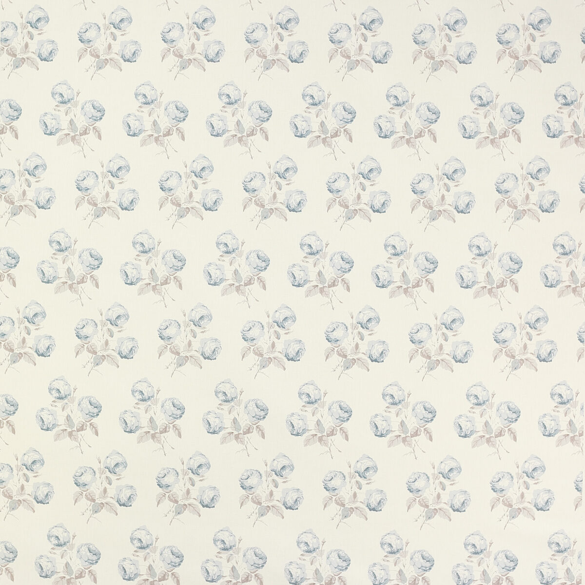 Bowood Fabric - Blue / Grey by blue botanical linen fabric from Colefax & Fowler