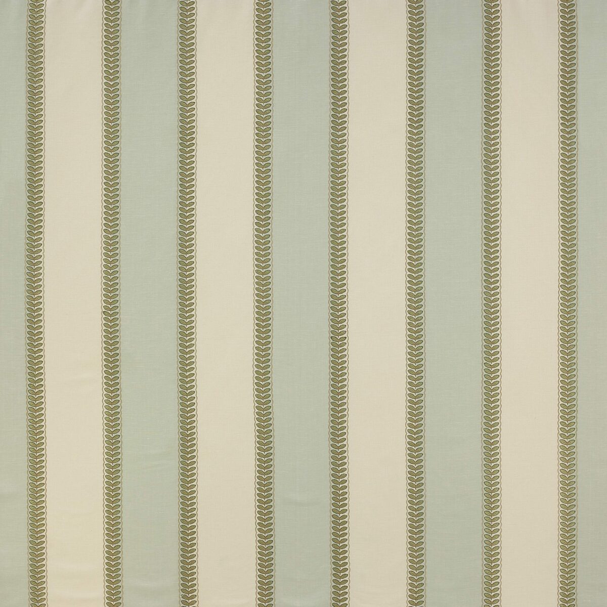 Lawn Stripe Fabric - Aqua by blue striped linen fabric from Colefax & Fowler