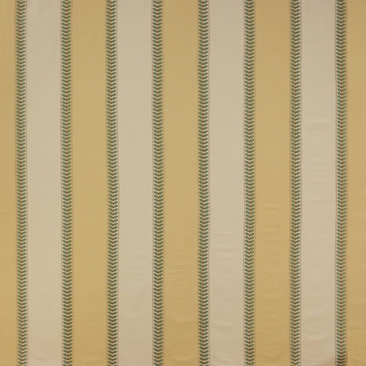 Lawn Stripe Fabric - Yellow by yellow striped linen fabric from Colefax & Fowler