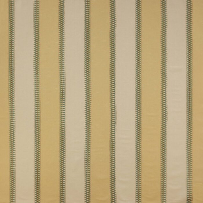 Lawn Stripe Fabric - Yellow swatch