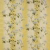 blue botanical silk-satin fabric from Colefax & Fowler