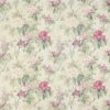 pink botanical linen fabric from Colefax & Fowler