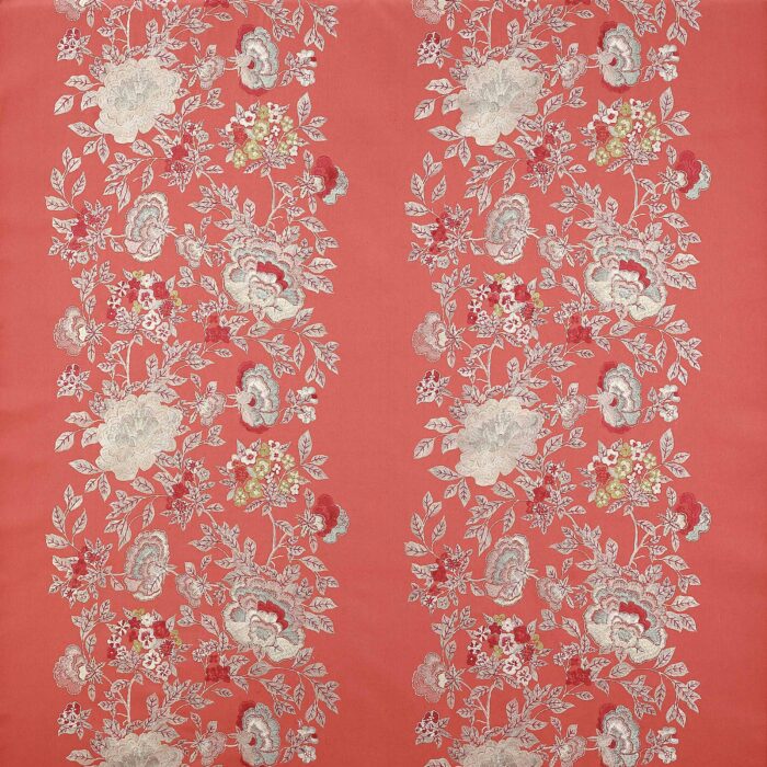 Clarinda Fabric - Red swatch