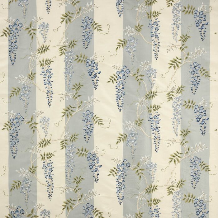 Grayshott Silk Fabric - Blue swatch