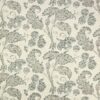 blue botanical cotton fabric from Colefax & Fowler